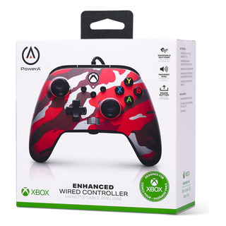 Control Alambrico Power A Para Xbox Series X/s/one Camu Rojo Control Alambrico Power A Para Xbox Series X/s/one Camu Rojo