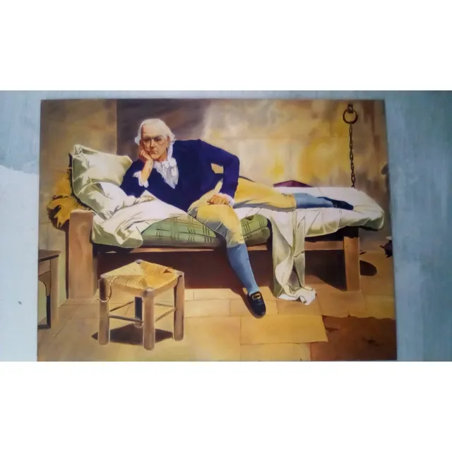 Cuadro Pintura Al Óleo Francisco De Miranda En La Carraca