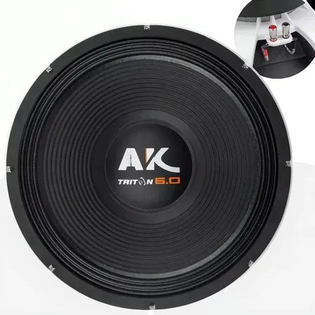 Alto Falante Triton Ak 6.0 15 Pol 3000w Rms 4ohms Preto Cor Branco