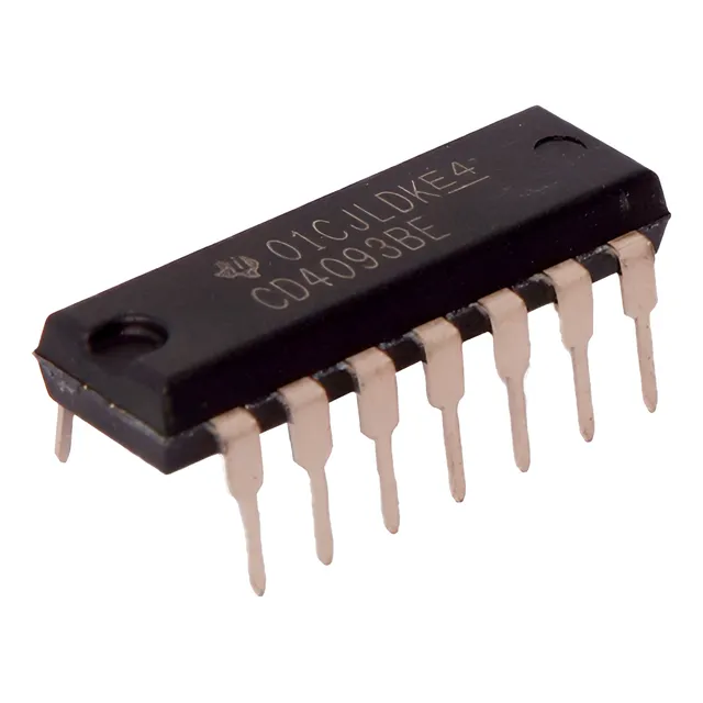 Integrado Cd4093 Dip Cd4093b Cd4093be Compuertas Nand Nubbeo