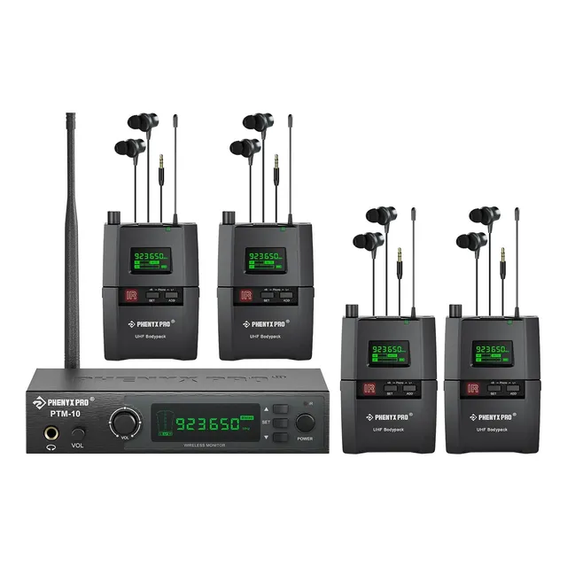 Phenyx Pro Sistema De Monitor Inalámbrico Intrauditivo, Sist