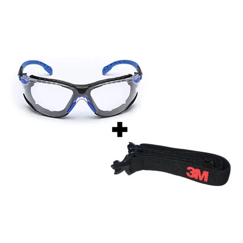 Monogafas 3m Solus 1000 Scotchgard S1201sgaf-kt Lente Lente Claro