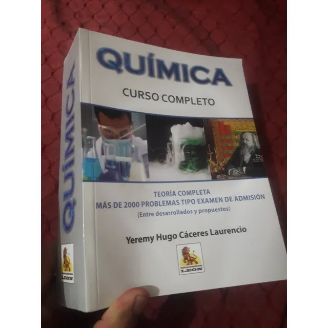 Libro Química Curso Completo 2000 Problemas Ediciones León