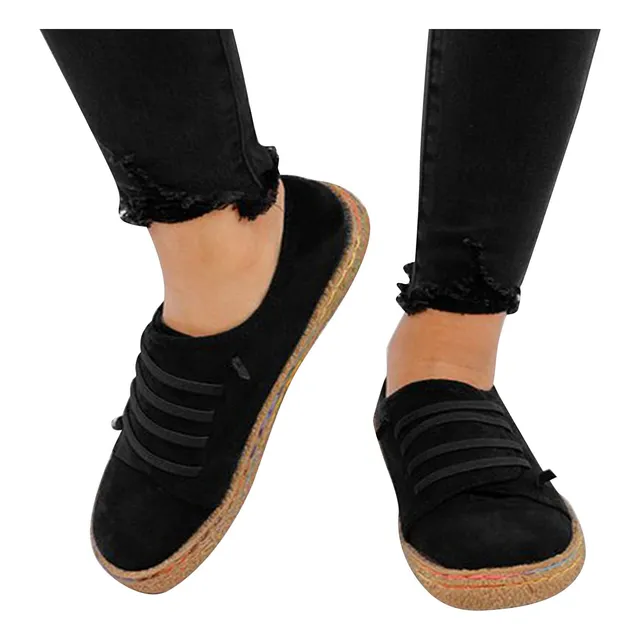 Mujer Lona Plana Zapato Deporte Correr Zapatilla Playa Piso