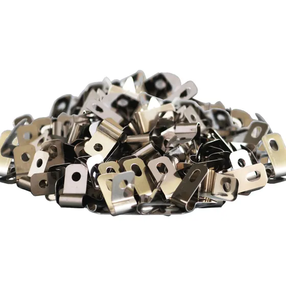 100 Abrazaderas De Alambre Para Valla De Alambre De Calibre.