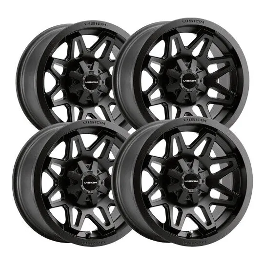 Rines Vision Utv 14  Negros Para Polaris Rzr (14-19)