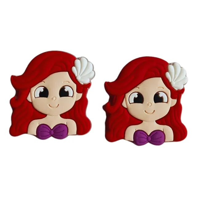 Apllique Emborrachado Princesa - 2 Peças