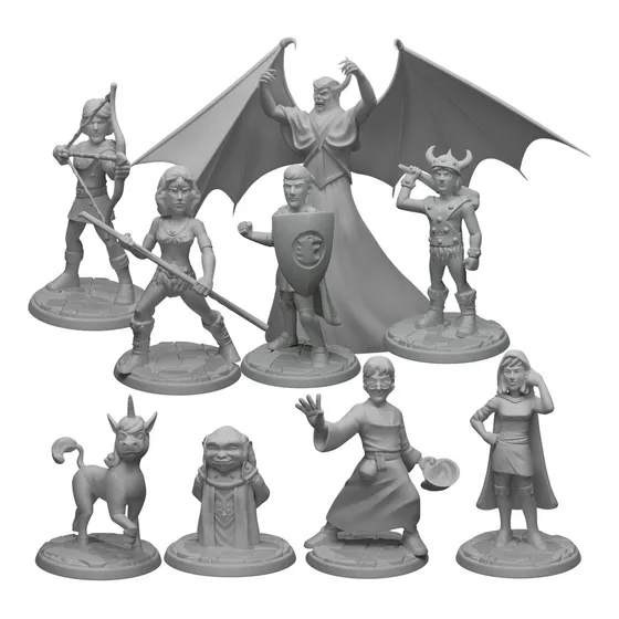 Miniatura Rpg Caverna Do Dragão Reestilizada D&d Tabuleiro