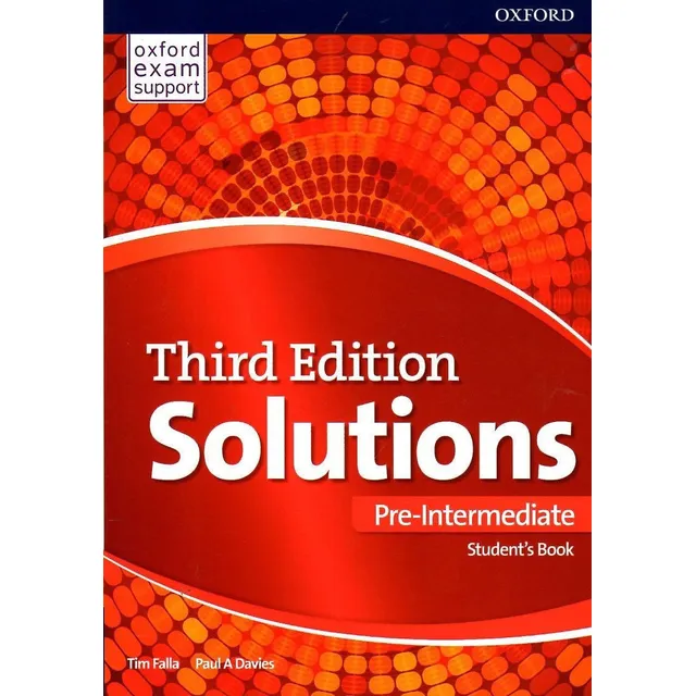 Solutions Pre Intermediate / Students Book / Third Edition 