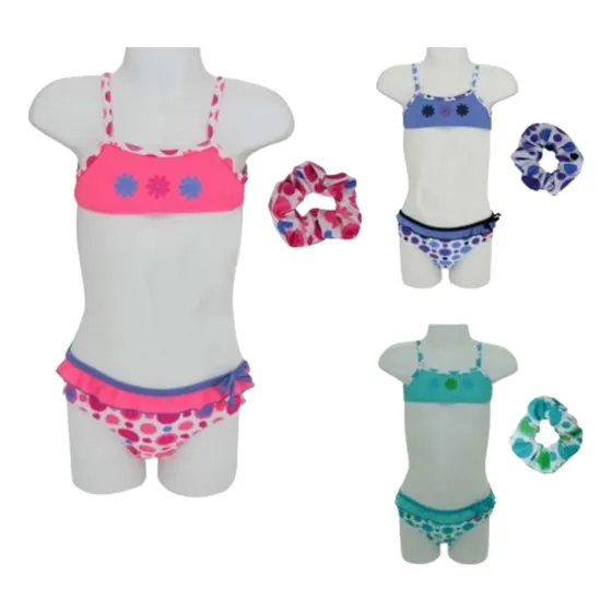 Bikini Niña Con Colita De Pelo Kit