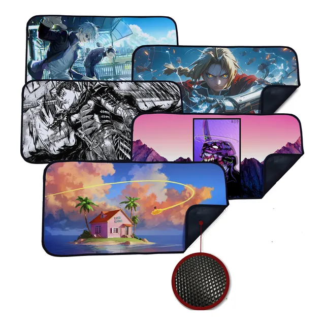 Mousepad Gamer Xl Antideslizante De Anime, Juegos Y Series