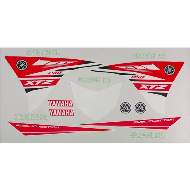 Kit Completo De Calcomanías  Xtz Edición Especial 250