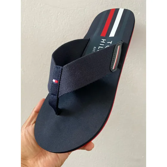 Sandalias Tommy Hilfiger 4304bds Hombre Color Negro