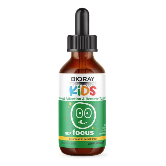 Bioray Kids Ndf Focus, Cítricos, 2 Onzas Líquidas, Apoya La 