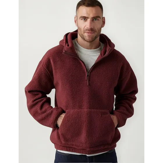 Buzo Levis Hooded Sherpa Importado