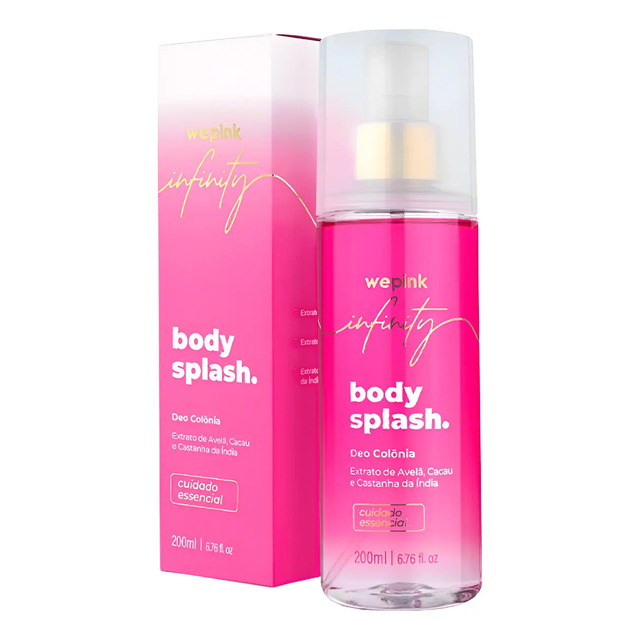 Body Splash Infinity Colônia 200ml - Wepink Virginia Fonseca