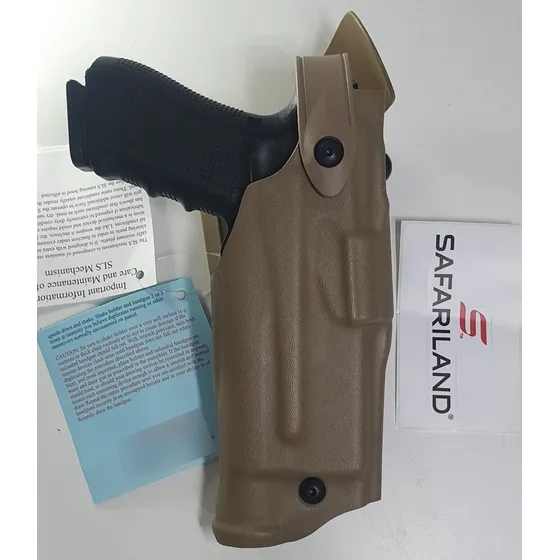 Coldre Safariland 6360 Als Fde Para Glock 17/22 Par Lanterna
