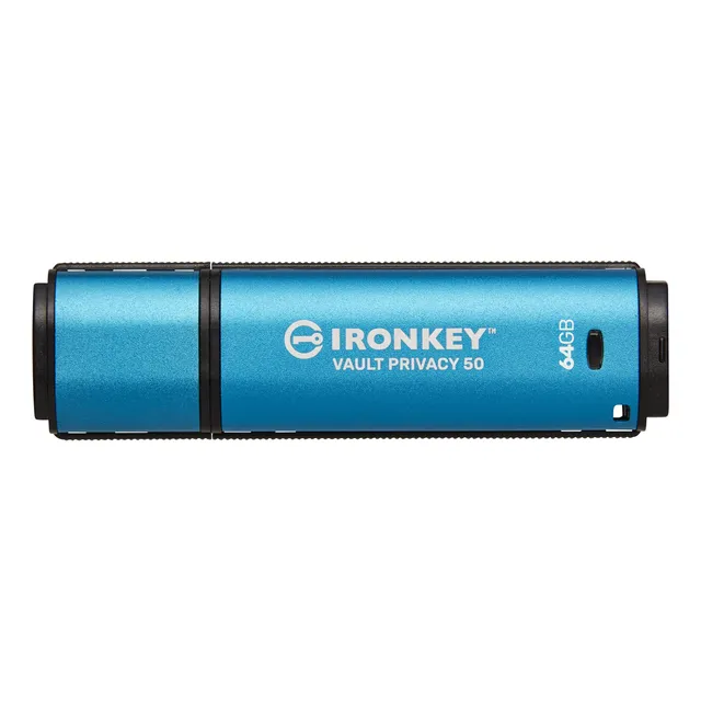 Kingston Ironkey Vault Privacy 50 Usb 64gb Flash Drive |
