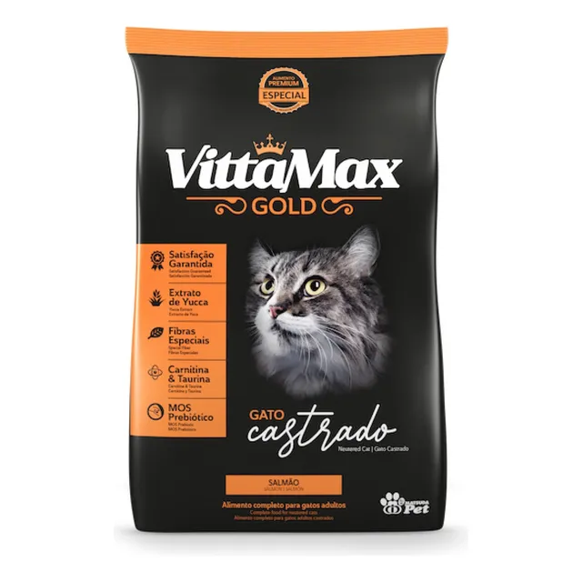 Vittamax Gatos Castrados Salmón 10 Kg