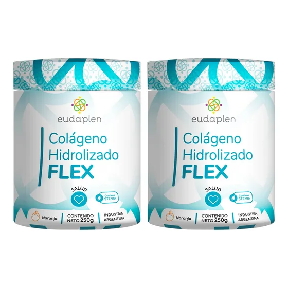 Eudaplen Kit X2 Colágeno Hidrolizado Flex Suplemento 250g 6c