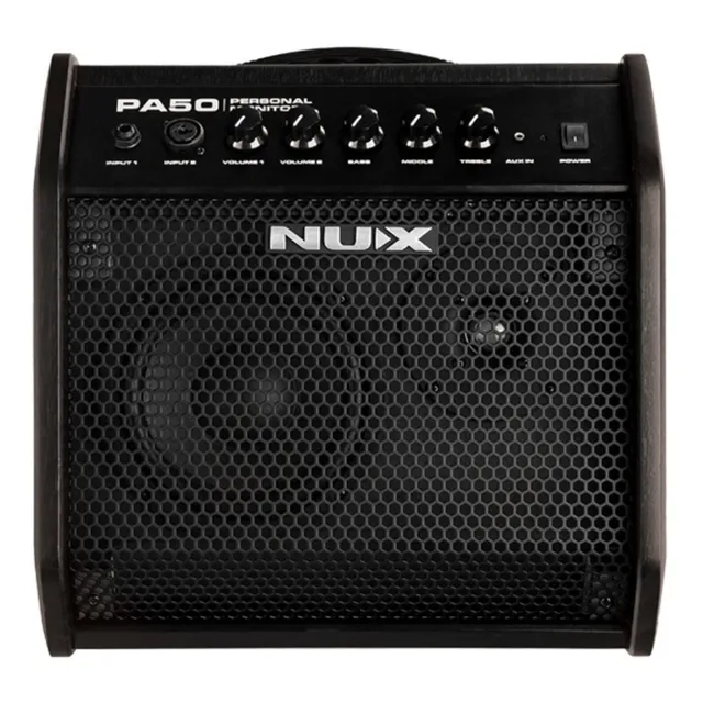 Amplificador De Batería Eléctrica Nux Pa-50