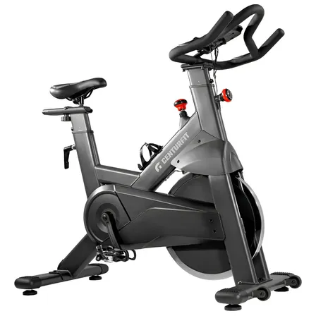 Bicicleta Spinning Profesional Fija Estática Negra Uso Rudo Comercial Duradera Con Monitor Cardíaco Estructura Reforzada Gran Soporte Peso Ideal Para Entrenamientos Continuos Intensivos Negro