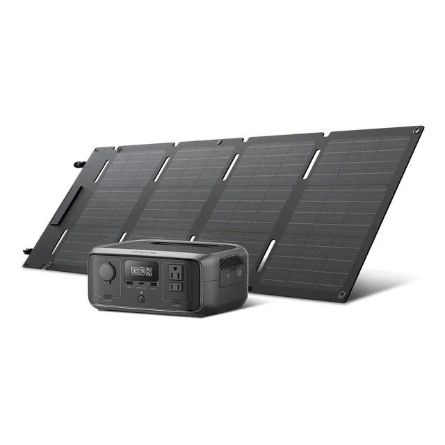 Ecoflow Generador River 3 600w Panel Solar De 45w Starlink
