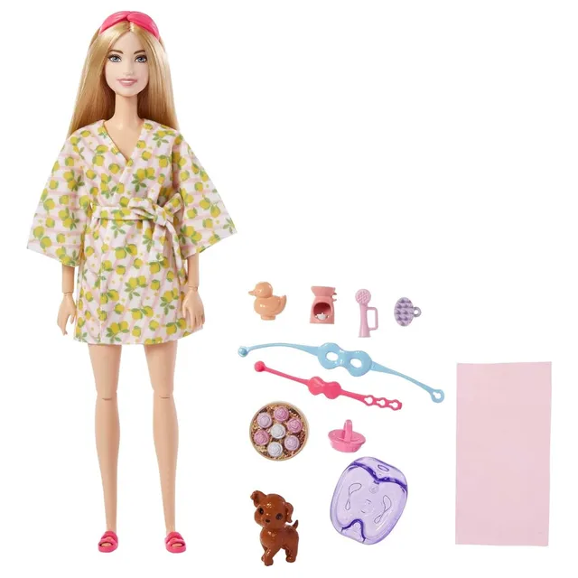 Barbie Día De Spa Rubia Fashionista Movimientos Divertidos