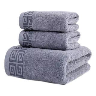 Toalla De Baño Y Manos De Algodón Puro De 34x74 Cm 3 Pcs Toalla De Baño Y Manos De Algodón Puro De 34x74 Cm 3 Pcs
