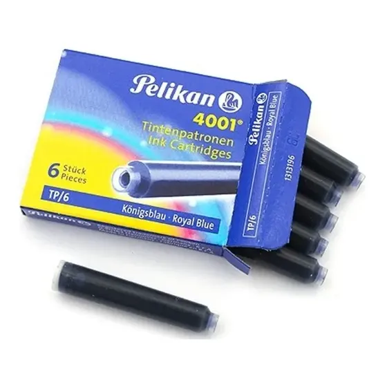 Cartucho de tinta azul Pelikan C/ 06 4001