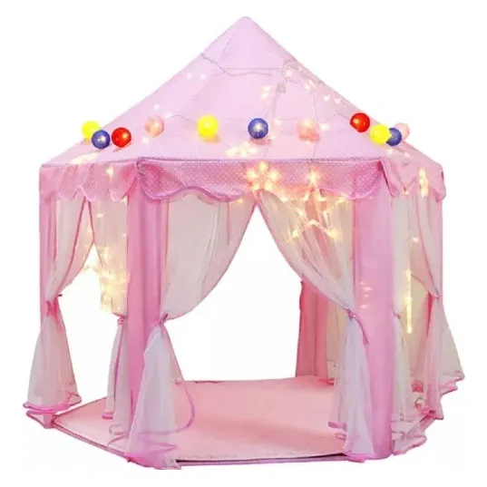 Carpa Castillo Princesa Pricipe Niña Casa Jardin Luces