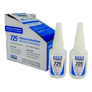 Kit 02 Cola Tek Bond 725 Adesivo InstantĂąnea Multiuso 20g Kit 02 Cola Tek Bond 725 Adesivo InstantĂąnea Multiuso 20g