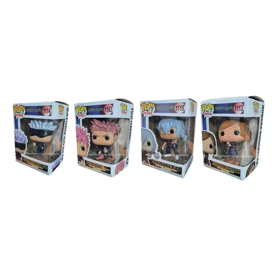 Funko Pop! Jujutsu Kaisen Set Completo 4 Figuras 10cm