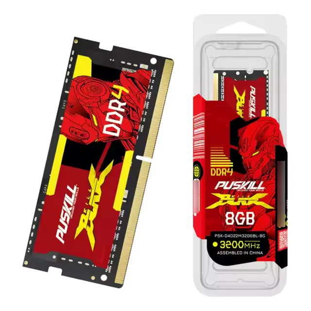 Memoria Ram Ddr4 8gb 3200mhz Portatil Pc Gamer Laptop Puskil
