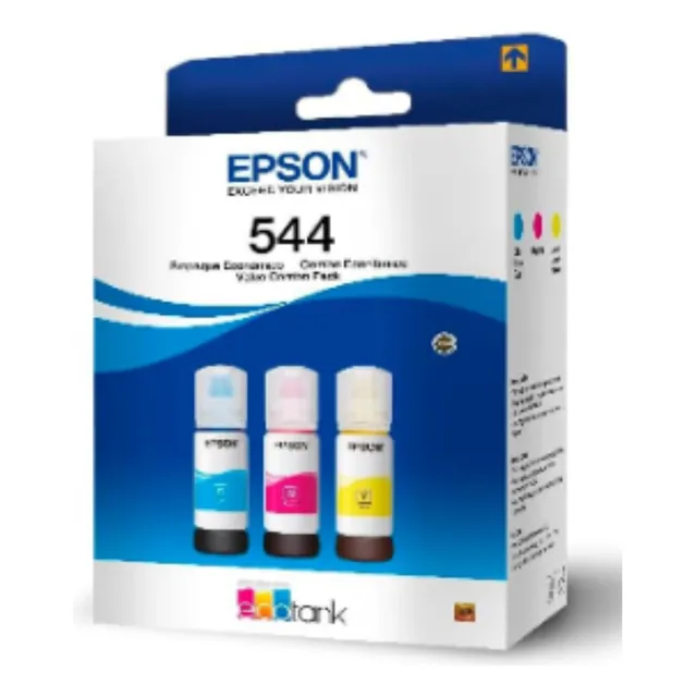 Epson T544520-3p Tintas Ecofit colores Cian-magenta-amarillo