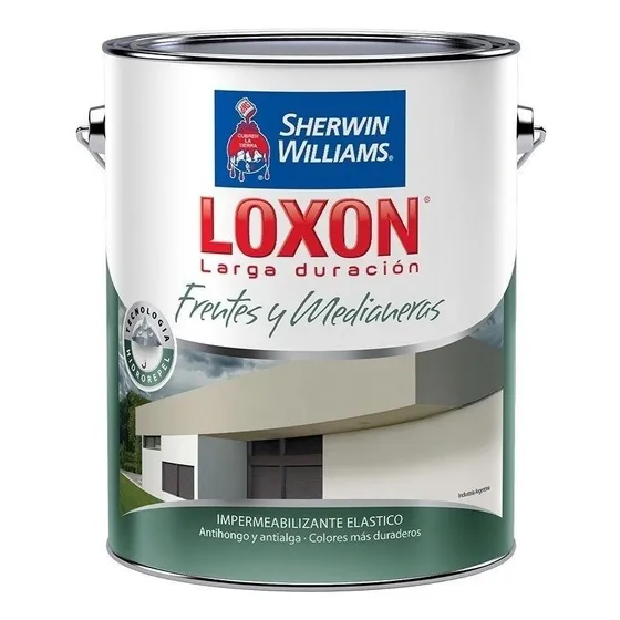 Loxon Larga Duración Frentes Y Medianeras Colores X 20 Lts Color Teja