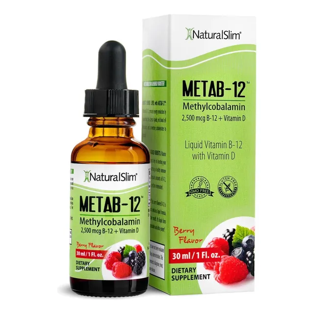 Naturalslim Metab-12 Drops 2500 Mcg Suplemento 30ml