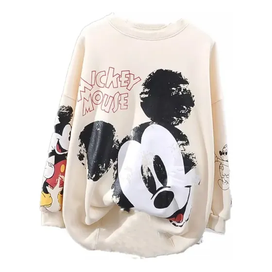 Suéter De Las Señoras Simple Mickey Disney Style Coreano