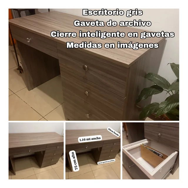 Escritorio Con Archivo Incluido.