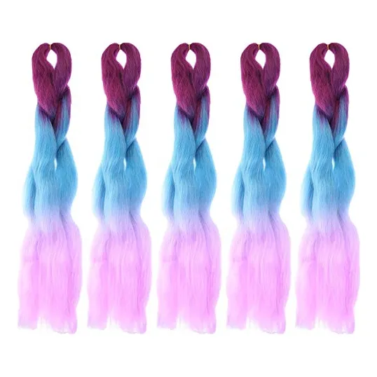 Beaupretty 5pcs Sintético Ombre Braiding Hair Jumbo Qqqh1