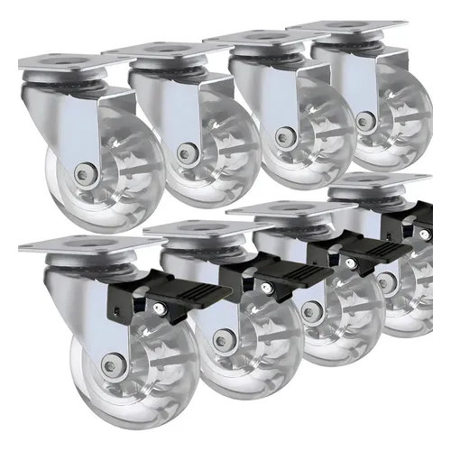Rodizio Giratorio Placa 3 Laranja Gl 312 Up 80kg [ Gl312up