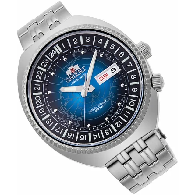 Reloj Orient Automático Ra-aa0e03l Revival World Map *jcvbou