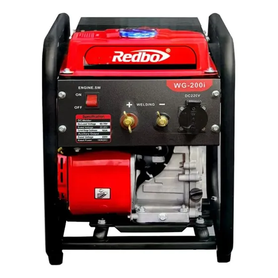 Motosoldadora 160a Redbo Wg-200i Color Rojo