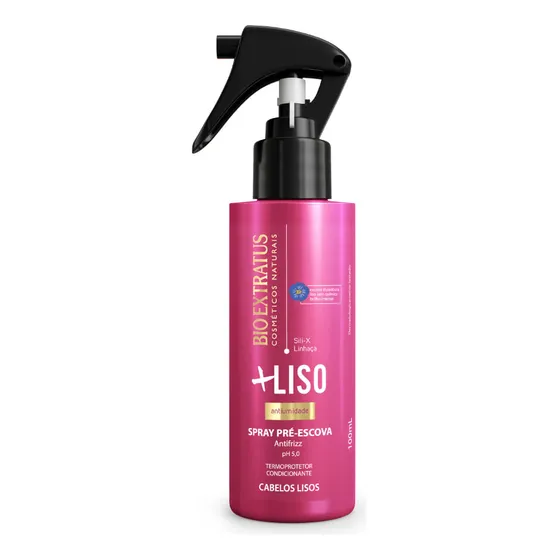 Pré Escova Bio Extratus Antifrizz +liso Antiumidade 100ml