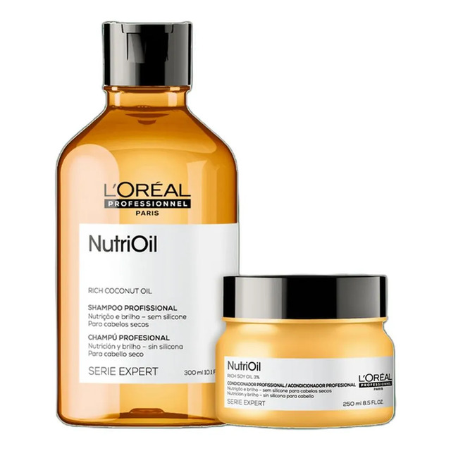 Kit L'oréal Professionnel Nutrioil Treatment (2 Produtos) Única Kit L'oréal Professionnel Nutrioil Treatment (2 Produtos) Única