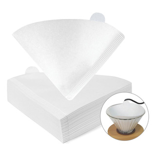 Filtros De Café Blanco Natural V02 Size02, 100 Unidades Para Filtros De Café Blanco Natural V02 Size02, 100 Unidades Para