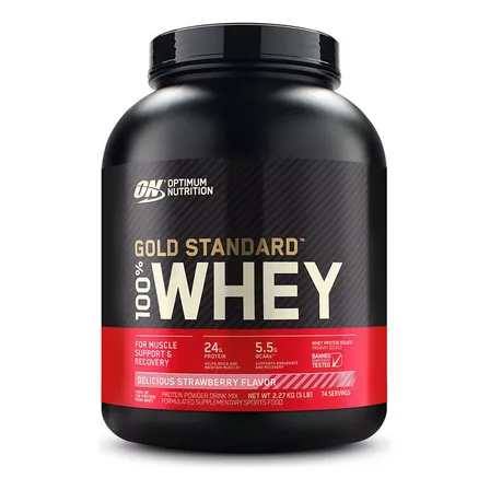 Suplemento en polvo Optimum Nutrition Proteína Proteína sabor delicious strawberry x 2.27kg