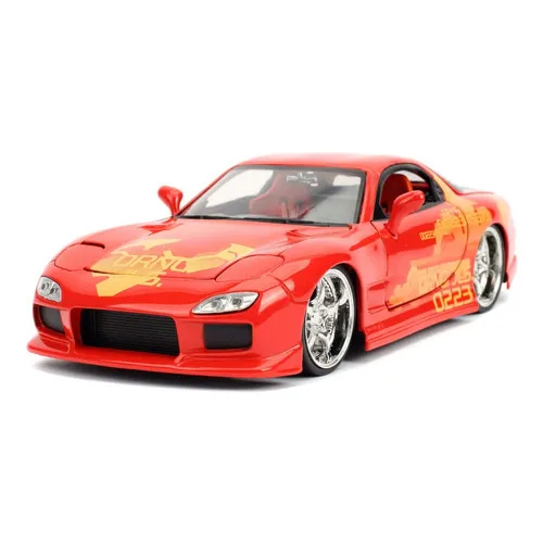 Jls Mazda Rx-7 Orange Rapido Y Furioso 1:24 Jada Toys