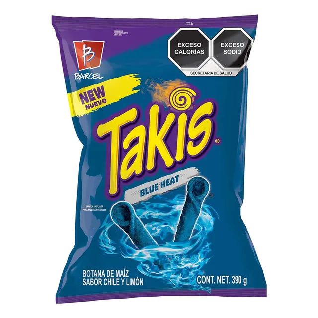 Botana Takis Blue Heat 390g