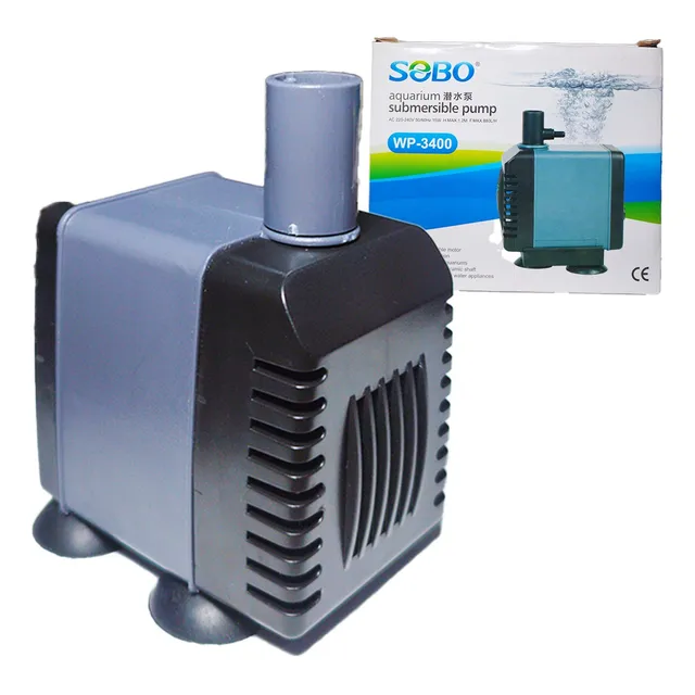 Motor Bomba Agua Silenciosa 15w Acuario Pecera Fuente 880l/h